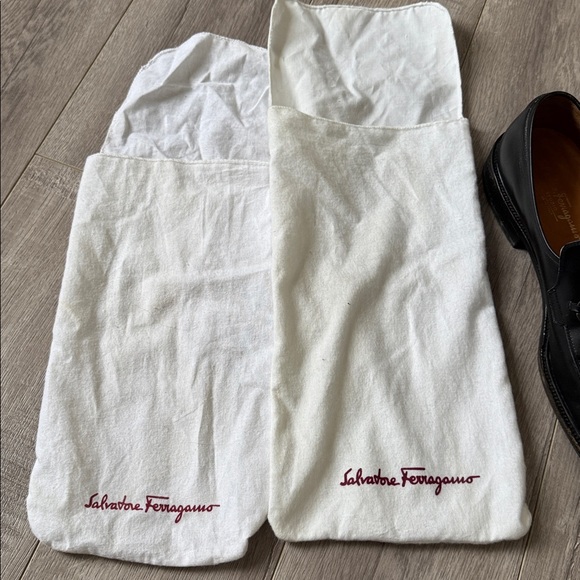 Salvatore Ferragamo Studio Gancini Bit Collection Black Loafers Men’s 13 D - Picture 9 of 9